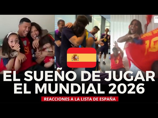 SPAIN PLAYERS REACT to the 2026 WORLD CUP Call-Up | Candela Sports
