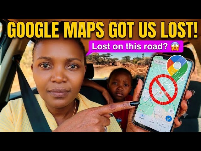 GOOGLE MAPS MADE ME TAKE A WRONG TURN... AND WE GOT LOST IN THE DESERT"😢😢