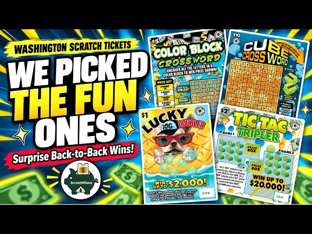 7 Scratch Tickets We Actually LOVE Playing | Washington Lottery #fyp