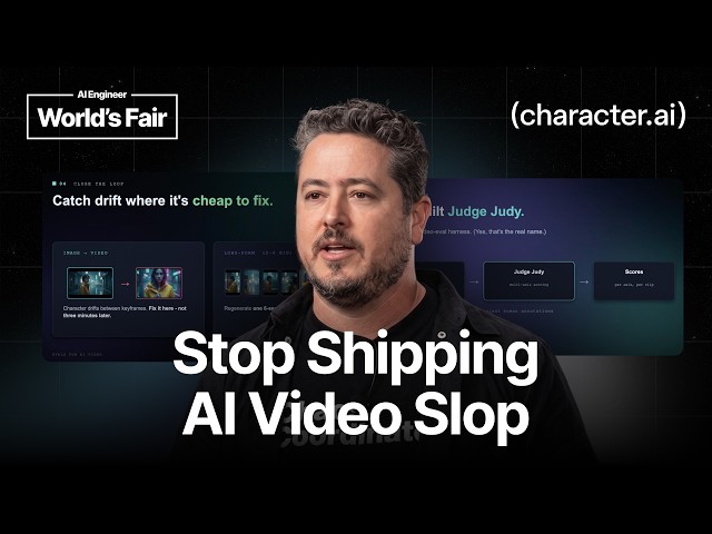 Evaling Video Slop — Maor Bril, Character.ai