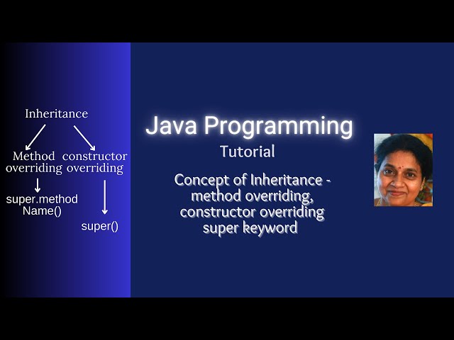 Lesson 78   Inheritance  Part 2- method and constructor overriding