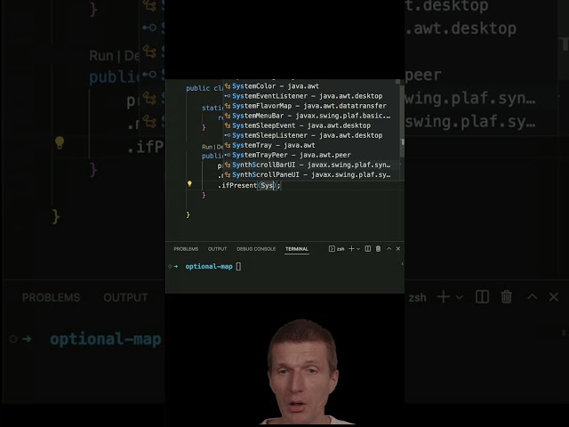 Treat an Optional Like a Stream #java #shorts