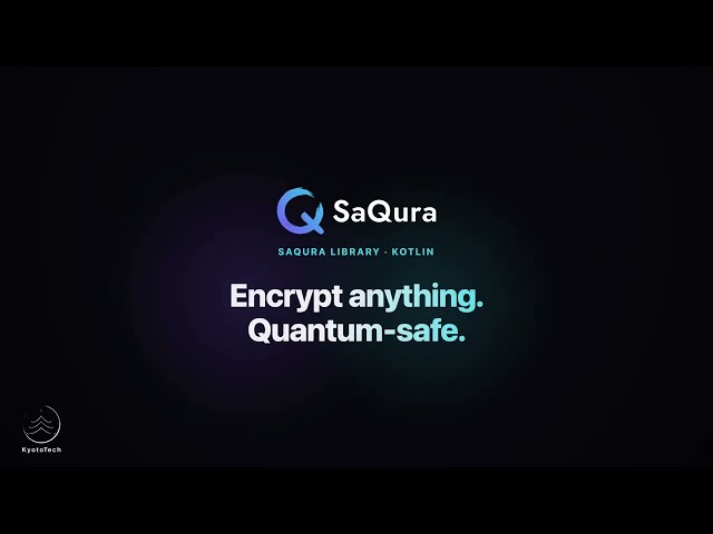 SaQura Library for Kotlin – Post-Quantum Encryption in Minutes