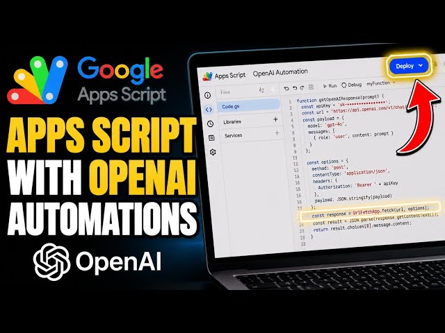 How to activate Google Apps Script with OpenAI for automations - Complete Guide