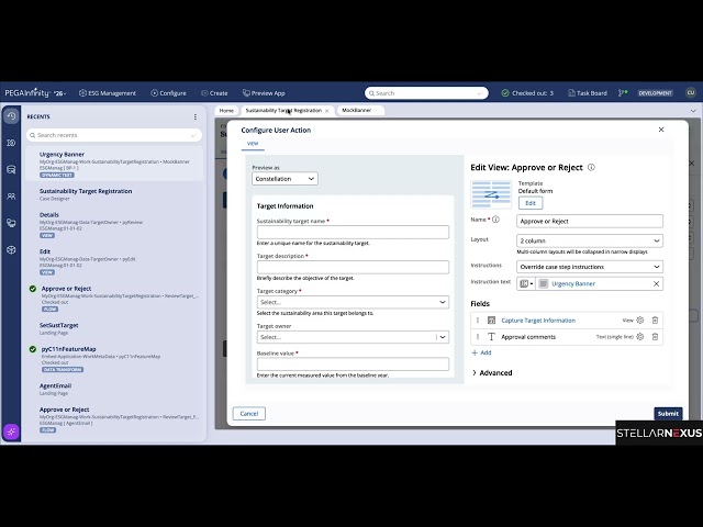 Pega Infinity ’26: Dynamic Case Instructions with Message Banners