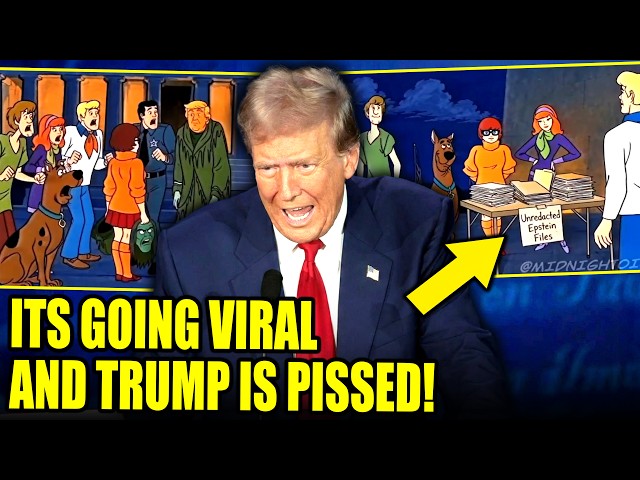 ¡Trump recibe una DESAGRADABLE SORPRESA cuando la parodia de Scooby-Doo sobre la piscina reflecta...