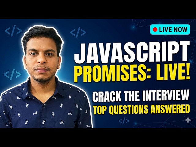 CRACK the JavaScript Promise Interview (Live Q&A + Top Questions)