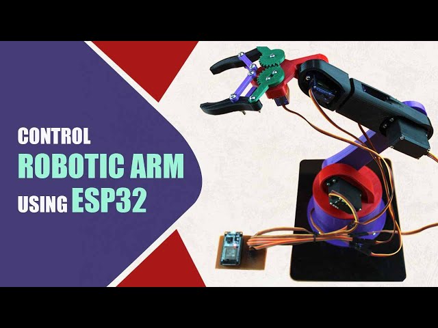Controlling Robotic Arm using ESP32
