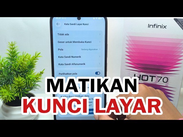 How to Turn Off the Screen Lock on Infinix Hot 70