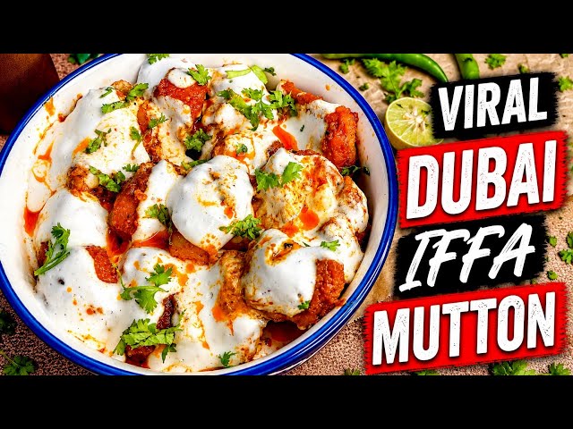 Dubai Viral Iffa Mutton Recipe | Dubai Trending Iffa Mutton | Bakra Eid Special | Mutton Starter