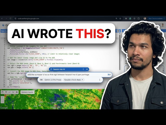 Can AI Write Complex Google Earth Engine Code? (Tested)