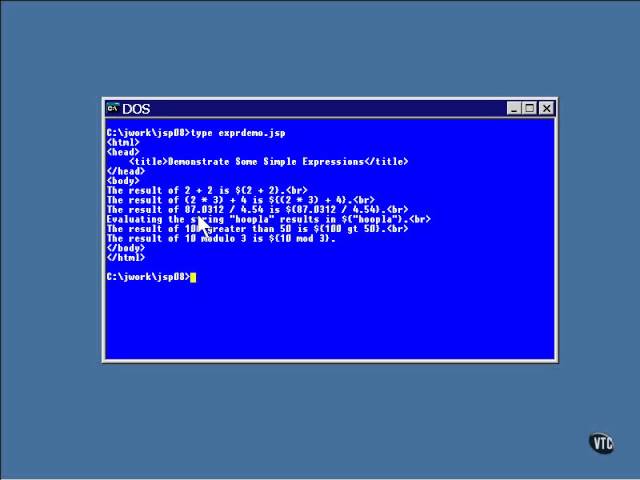 20 J2EE   Chapter03 JavaServer Pages Code Lesson1 Expression Language Basics