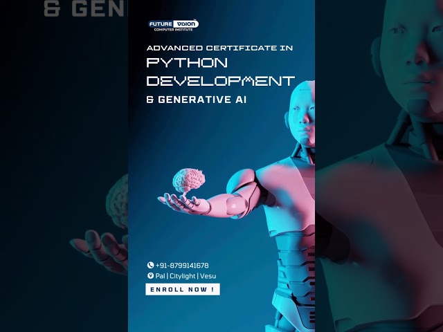 Advanced Certificate in Python Development & Generative AI | Hands-On Tech & AI Training