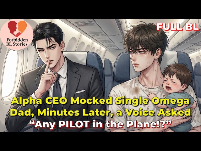 Alpha CEO Mocked Single Omega Dad Beside Him, Minutes Later, a Voice Asked “Any PILOT in the Plane?”