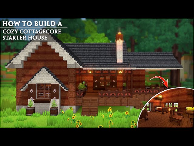How to Build a Cozy Cottagecore Starter House | Hytale Tutorial