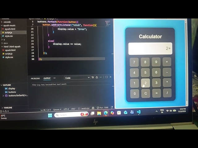  😊#HTML #CSS #JavaScript #WebDevelopment #Coding #StudentDeveloper #BTech #LearningInPublic