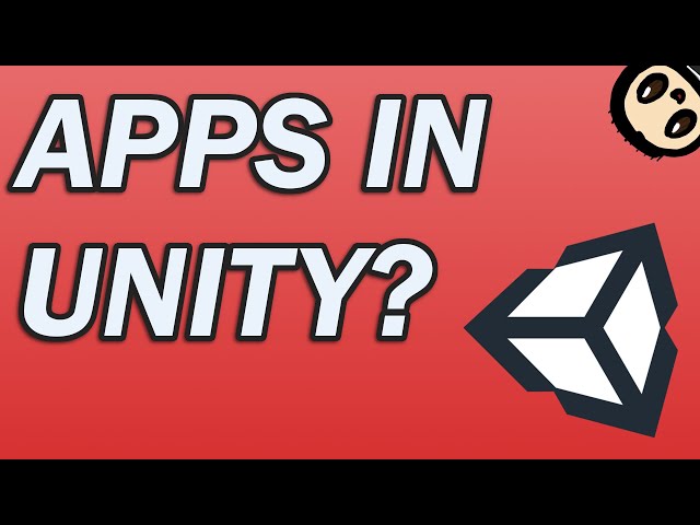 Should you make apps that AREN'T games in Unity?
