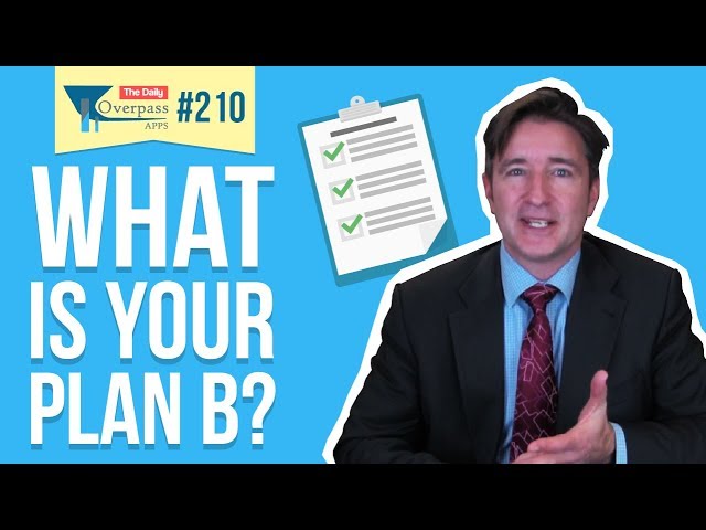 What Is Your Plan B? | Indie App Developer