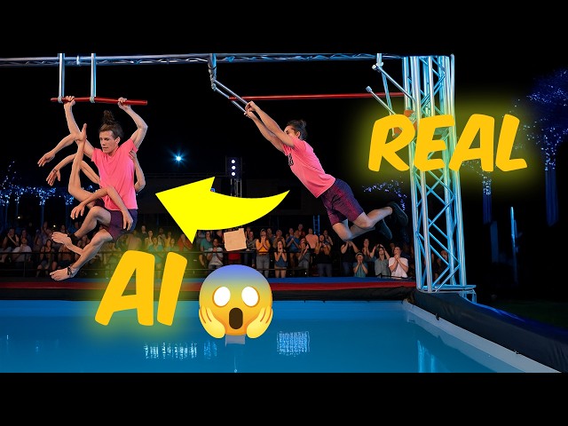 HUMAN vs AI NINJA WARRIOR  (😵 YIKES)