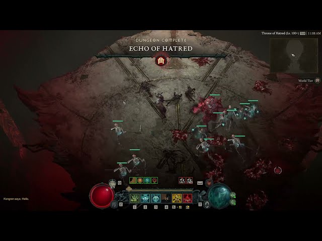 Diablo 4 - Uber Lilith Minion Necromancer (Season 4)