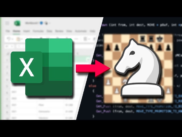 I Made a Chess Engine in Excel... Can It Beat Me?