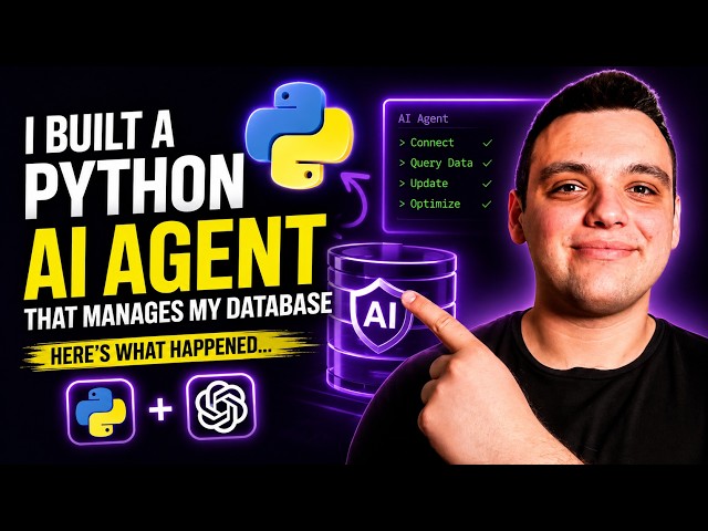 I Built a Python AI Agent That Manages My Database, Here Is What Happened