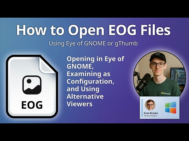 How to Open EOG Files (EOG Image Viewer)