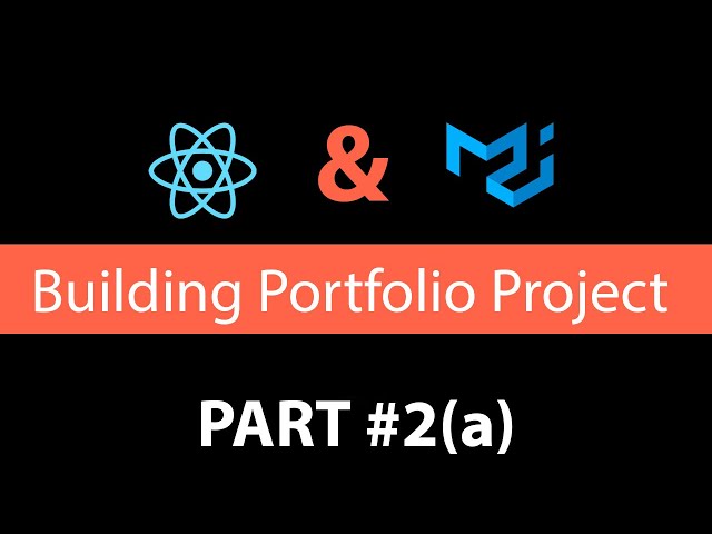 React Material Ui || Portfolio Project || Part #2(a) Build Resume Component