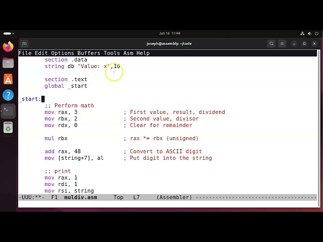 x86-64 Assembly - Integer Multiplication & Division