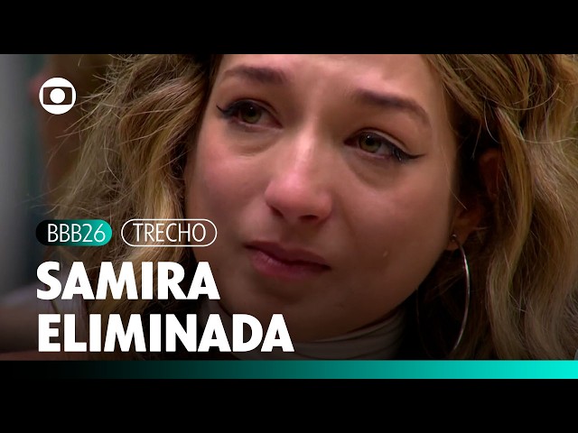Samira is the thirteenth eliminated contestant from BBB 26 with 51.24% of the votes | BBB 26 | TV...