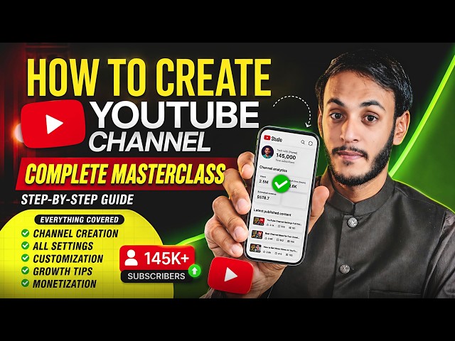 Mobile Se YouTube Channel Kaise Banaye 2026 | How to Create a YouTube Channel (Complete Guide)