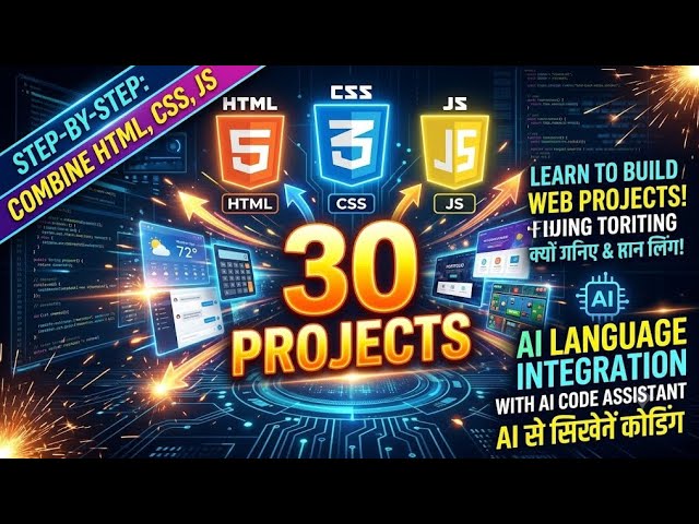 HTML,CSS, JAVASCRIPT  Combine Ptoject|19 July 2026|Frontend development #html5 #css3 #js #javascript