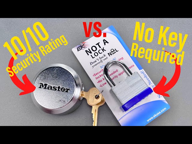 [1375] “Not a Lock” vs. 10/10 Rated Master Lock