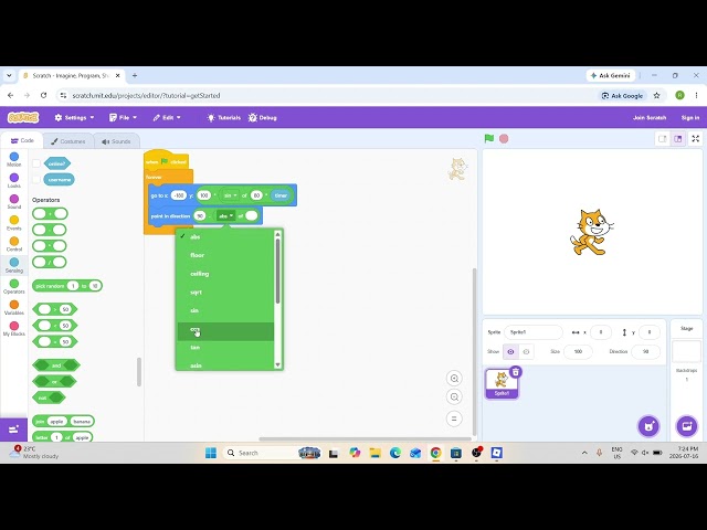 Rainbow Tornado Cat: A Scratch Coding Adventure! 🌈🌪️🐱
