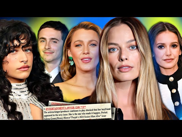 MARGOT ROBBIE and BLAKE LIVELY FEUD, ODESSA A'ZION and TIMOTHÉE'S DIRTY SECRET, NINA DOBREV YACHTING