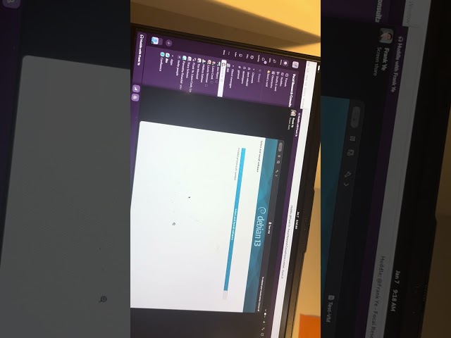 Jan 7 - debian installation 