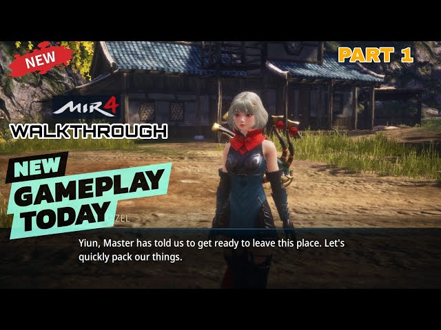 MIR4 new MMORPG full gameplay | Android game channel walkthrough part 1
