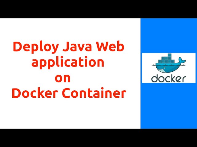 Session 10 : Deploy Java Web application on Docker Container #docker #dockercontainer#dockertutorial