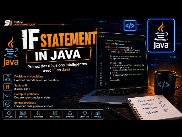 If Statement In JAVA | Java Programming Tutorial for Beginners | Space Informatique