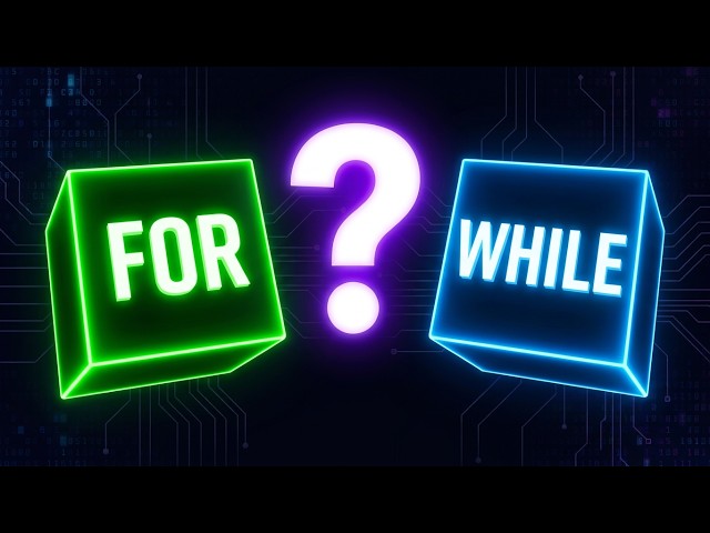 Java For Loop vs While Loop - Which One Should You Use? (Beginner)