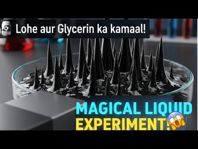 Making DIY Ferrofluid at Home | Magnetic Monster Experiment (Technical & Cool)