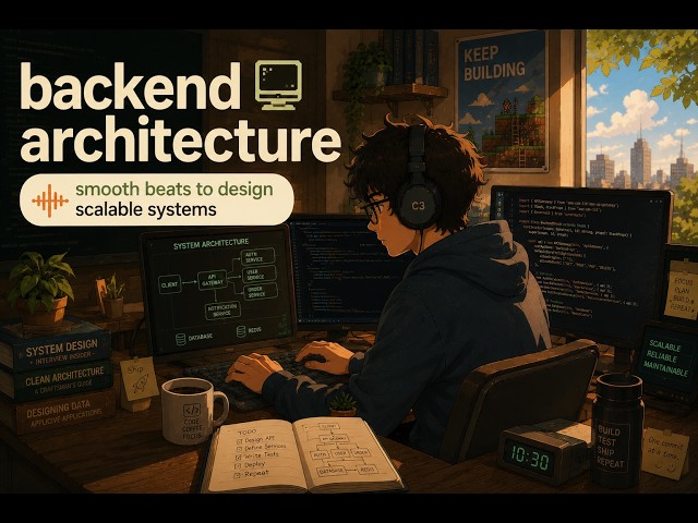 backend architecture 🖥️ smooth beats to design scalable systems