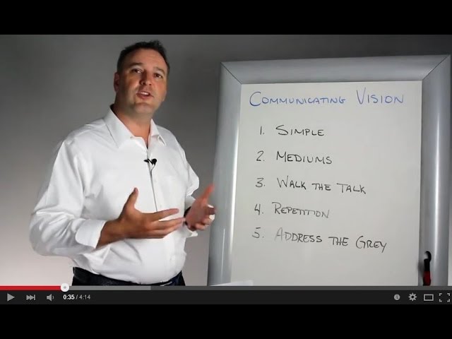 HT Whiteboard: Communicating the Vision (Step 4)