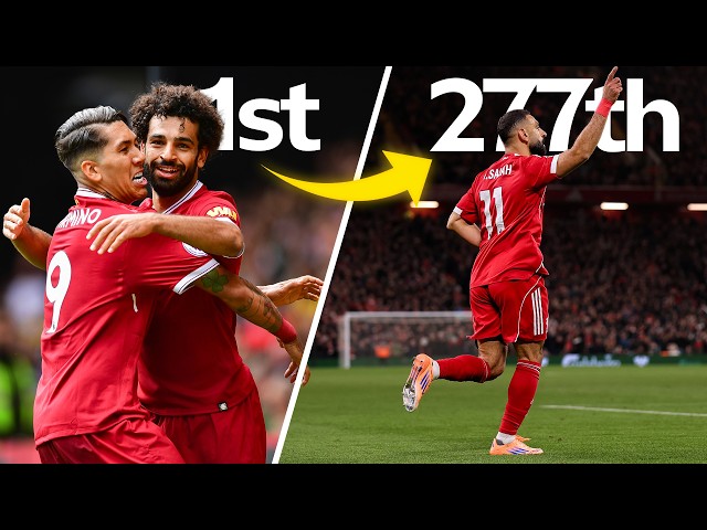 Mo Salah's Record-Breaking 277 Goals & Assists for Liverpool | Premier League Record