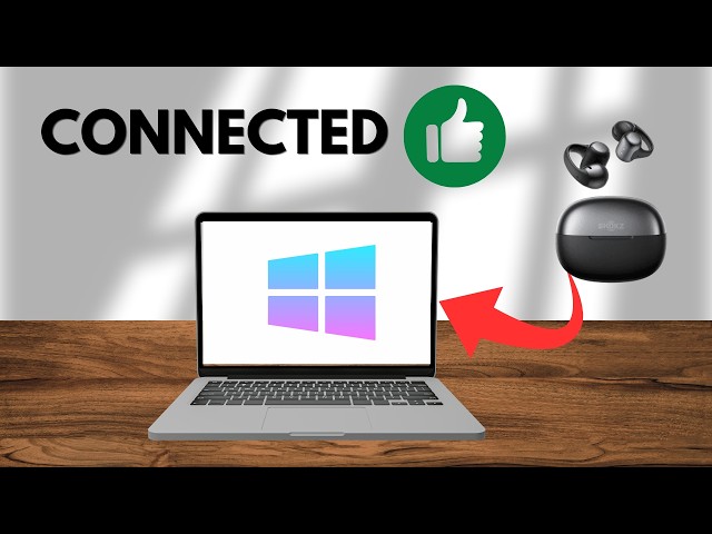How To Connect Shokz Opendots 2 To Windows PC or Laptop