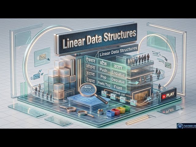 What is Linear Data Structure? Array, Linked List, Stack & Queue Explained
