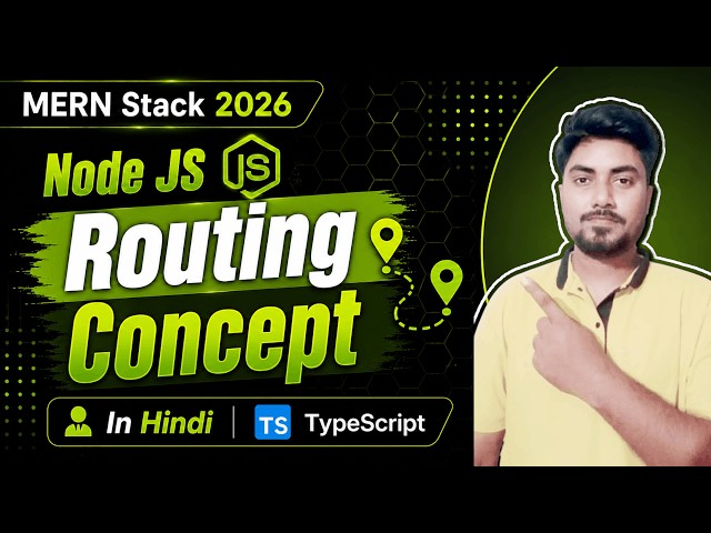 Express.js Routing Complete Tutorial |#29| GET, POST, PUT, DELETE | MERN Stack 2026 | Hindi