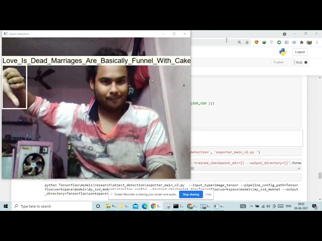 Real Time Sign Language Detection with Tensorflow Object Detection and Python | Deep Learning