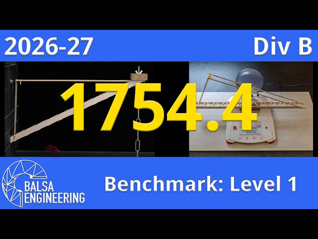 2027 Science Olympiad Div B: Benchmark Level 1
