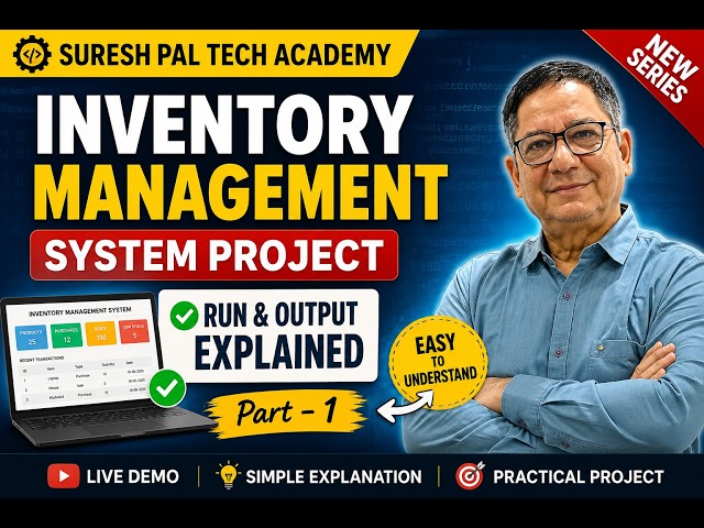 Running My Inventory Management System Live! (Project Demo Part 1) 📦💻🔥